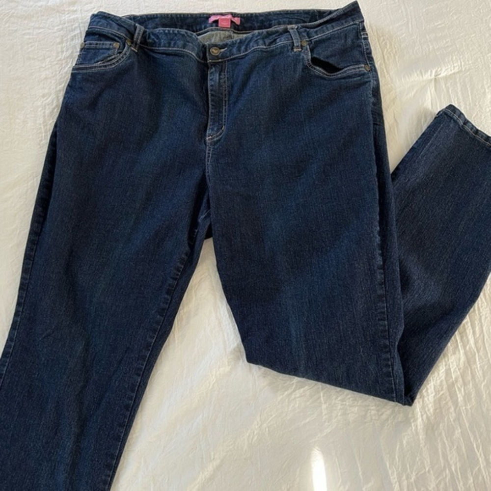 Woman‎ Within High Rise Natural Fit Jeans Plus Size 20T